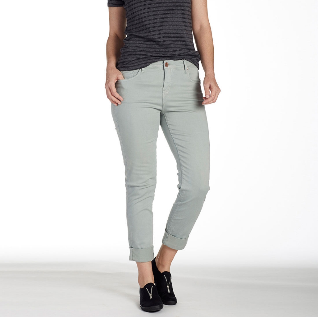 Jag Jeans Carter Girlfriend Beach Glass J2467495beg Size 16w Green Nwt